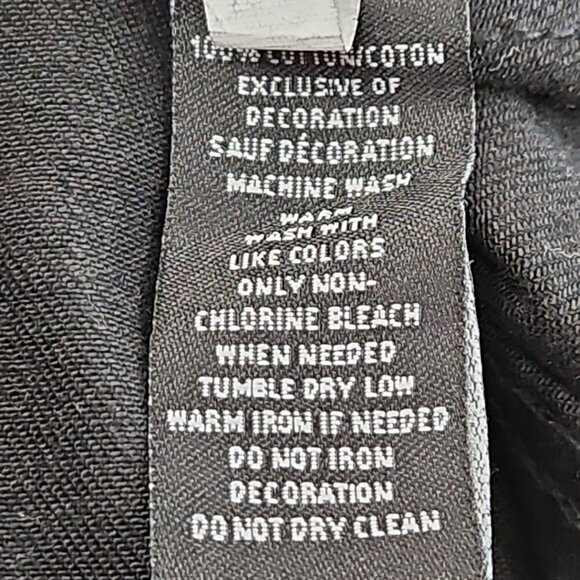 Hudson Outerwear Stretch Denim Jacket Men's Medium Black Long Sleeve Logos EUC - Picture 9 of 16